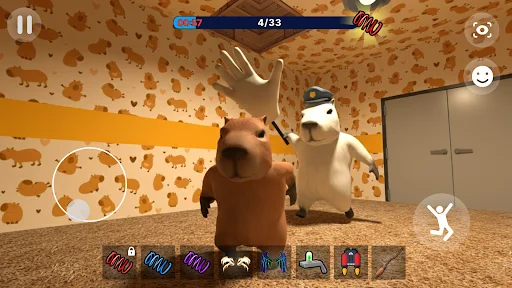 Gameplay screenshot 2 from Obby Prison Escape Scary Games - Adventure game