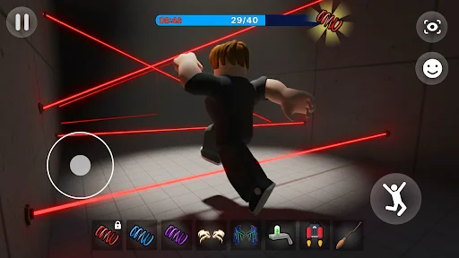 Gameplay screenshot 3 from Obby Prison Escape Scary Games - Adventure game